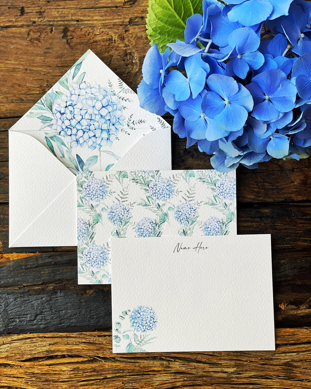 Blue Hydrangeas