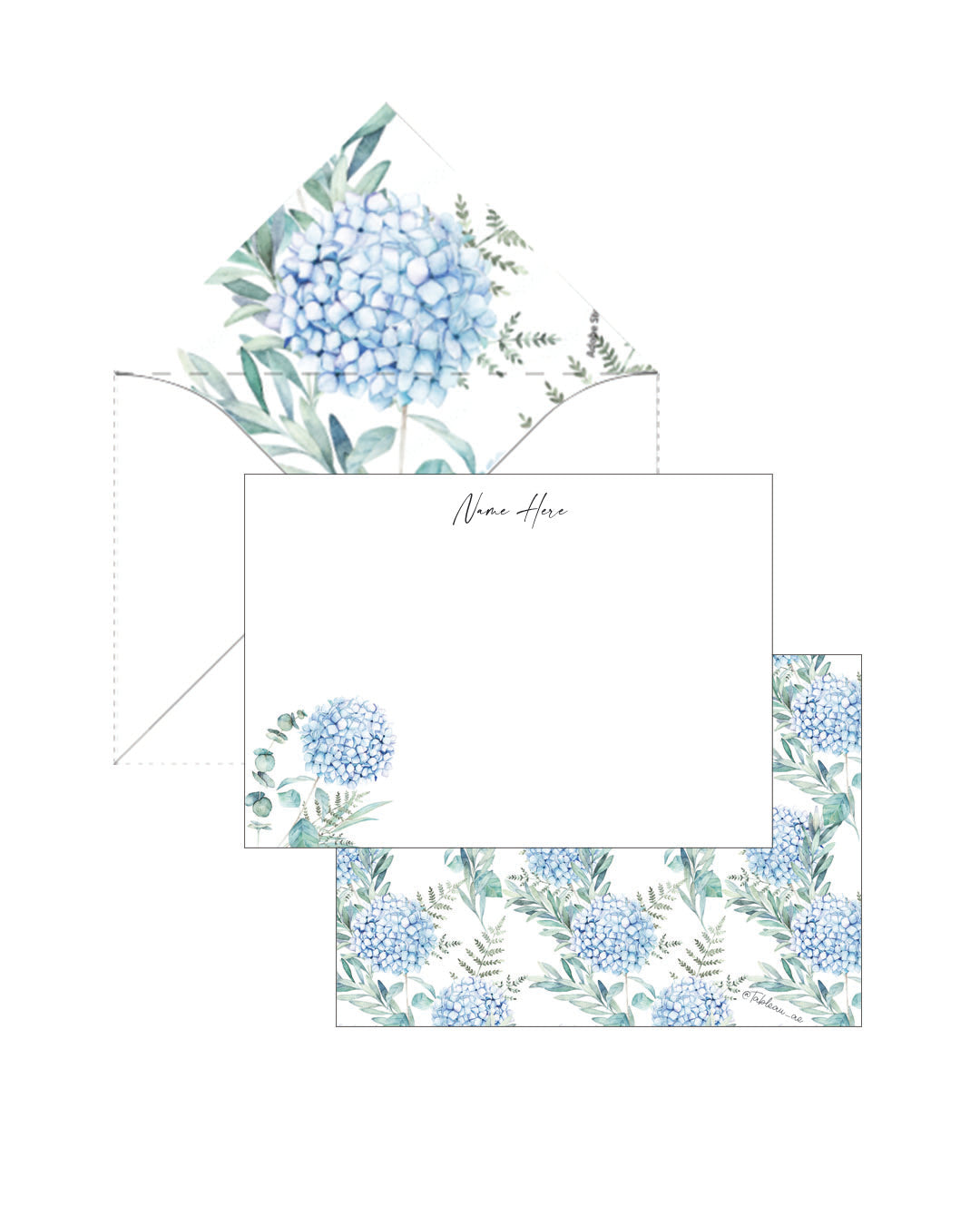 Blue Hydrangeas