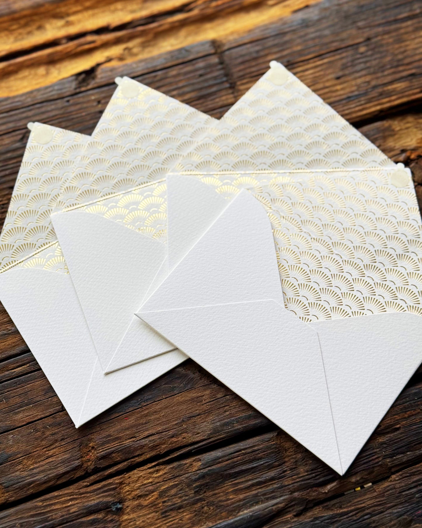 Gold Foil Fans