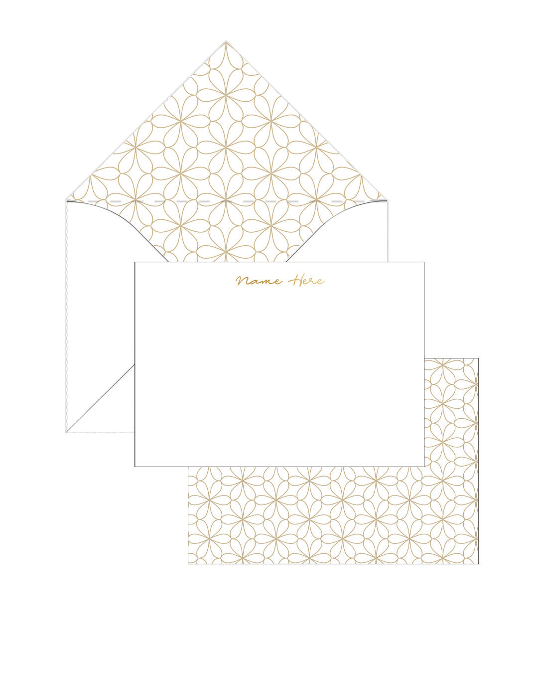 Gold Foil Geometric