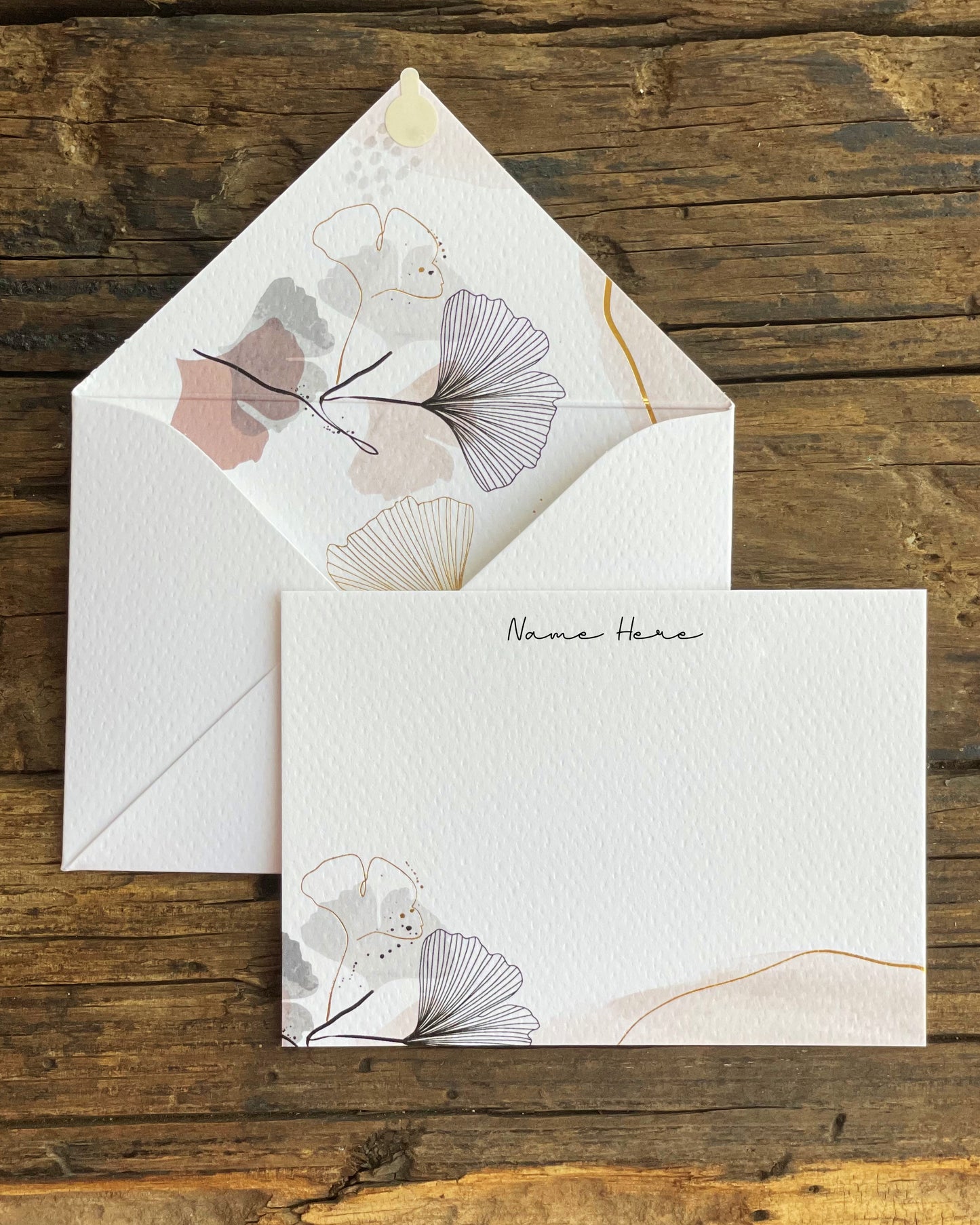 Watercolor Gingko