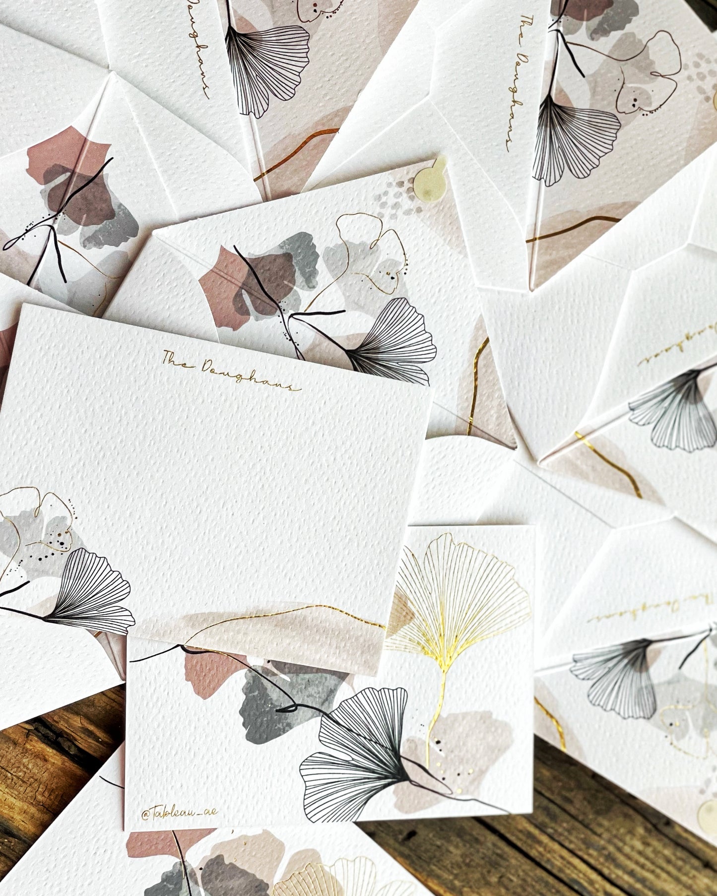 Watercolor Gingko