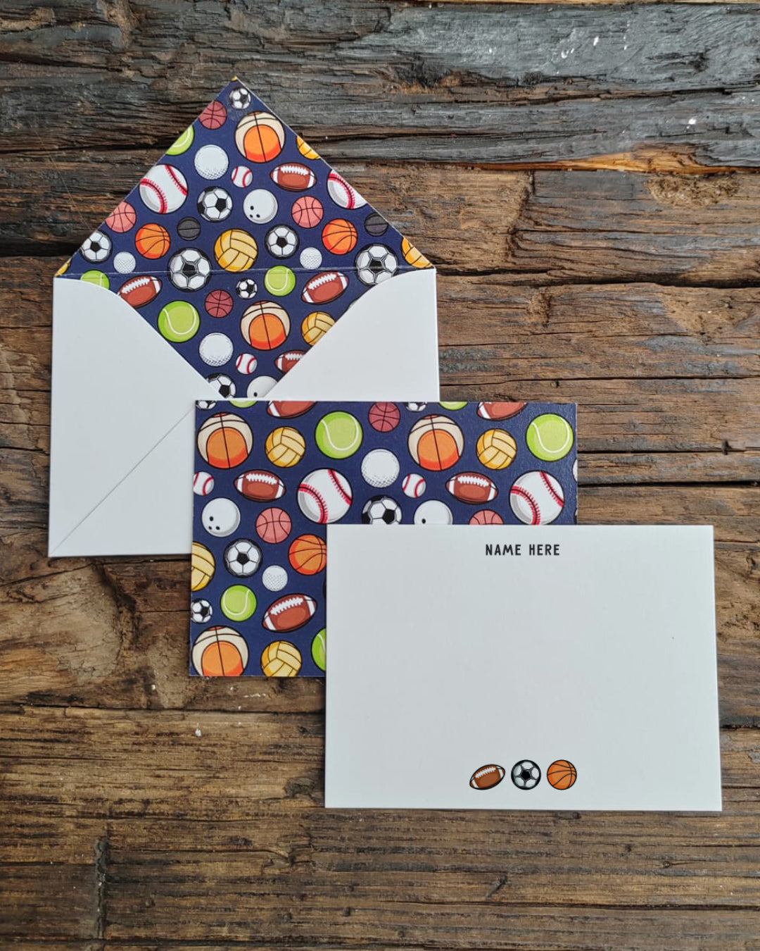 Athletics Card and Envelope