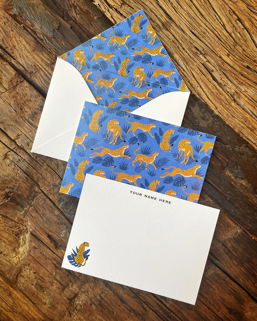 Leopard - Blue