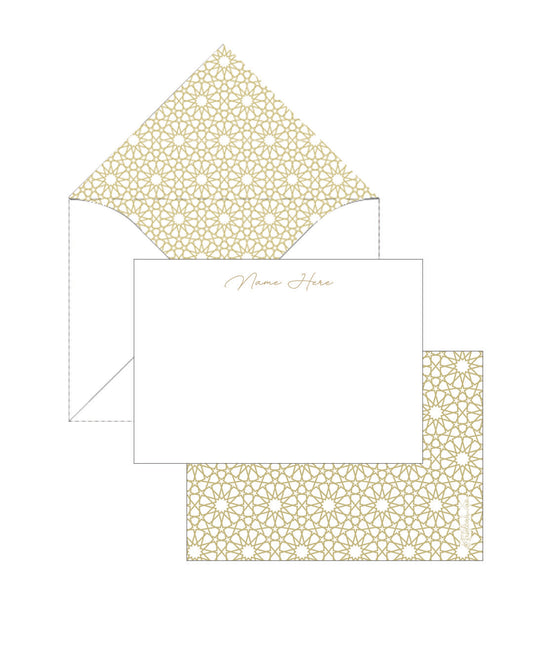 Gold Foil Arabesque