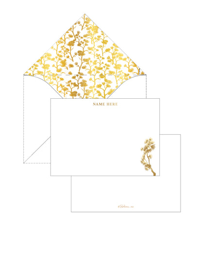 Gold Foil Blossom