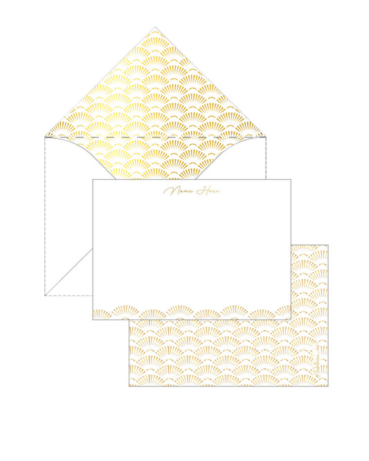 Gold Foil Fans