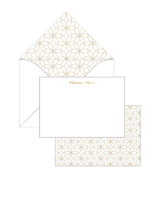 Gold Foil Geometric