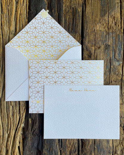 Gold Foil Geometric