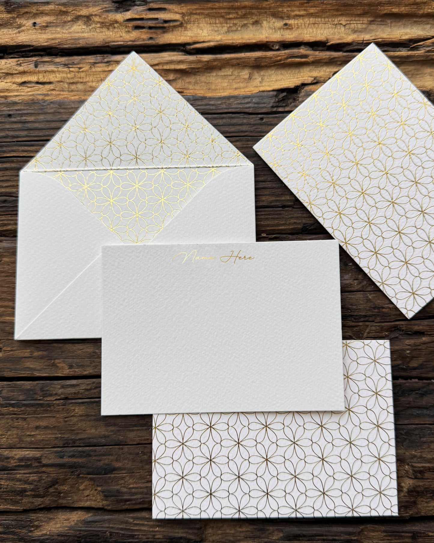 Gold Foil Geometric