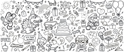 Birthday Doodle Rolls (personalized)