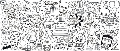 Birthday Doodle Rolls (personalized)