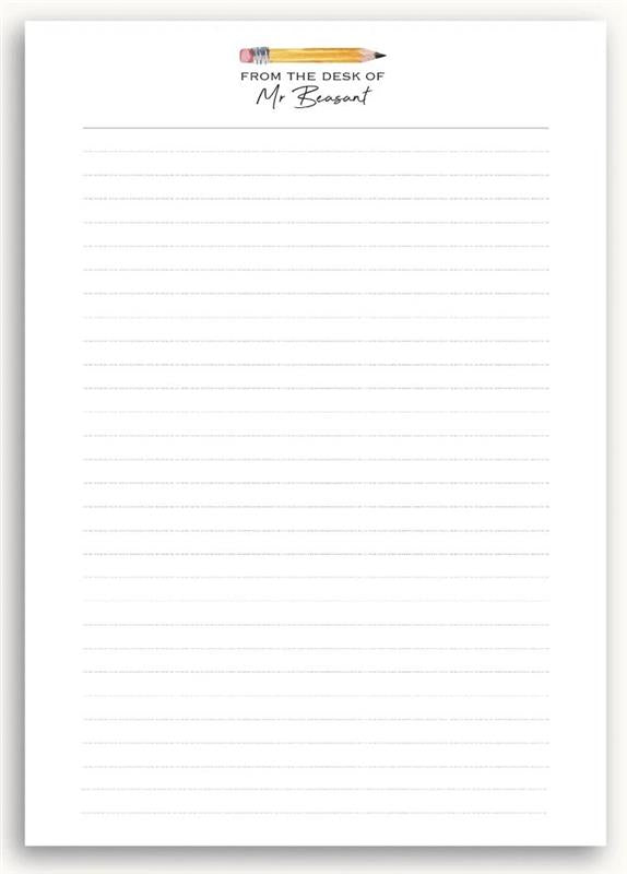 Teacher’s Day Notepad