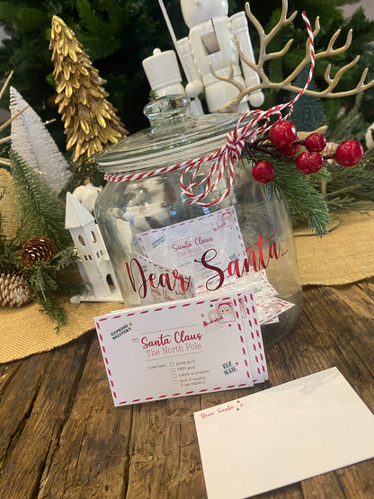 Dear Santa Jar