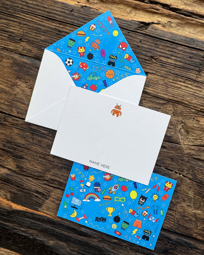 Doodle Mania Boy Dark Blue